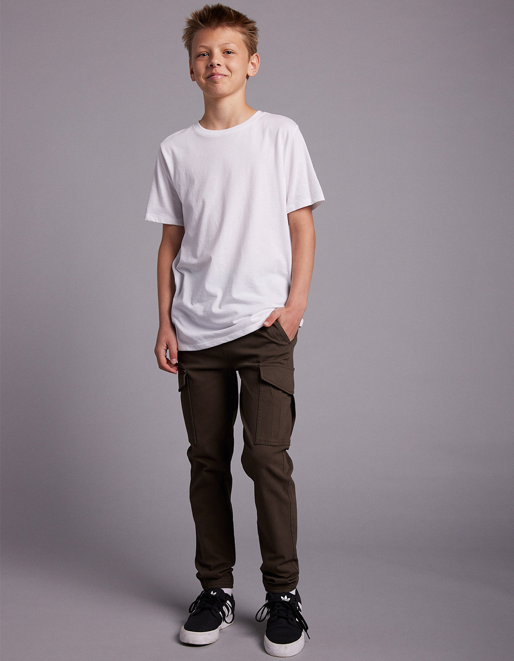 Xersion Jogger Pants, Boy's Size M (10/12), Black NEW