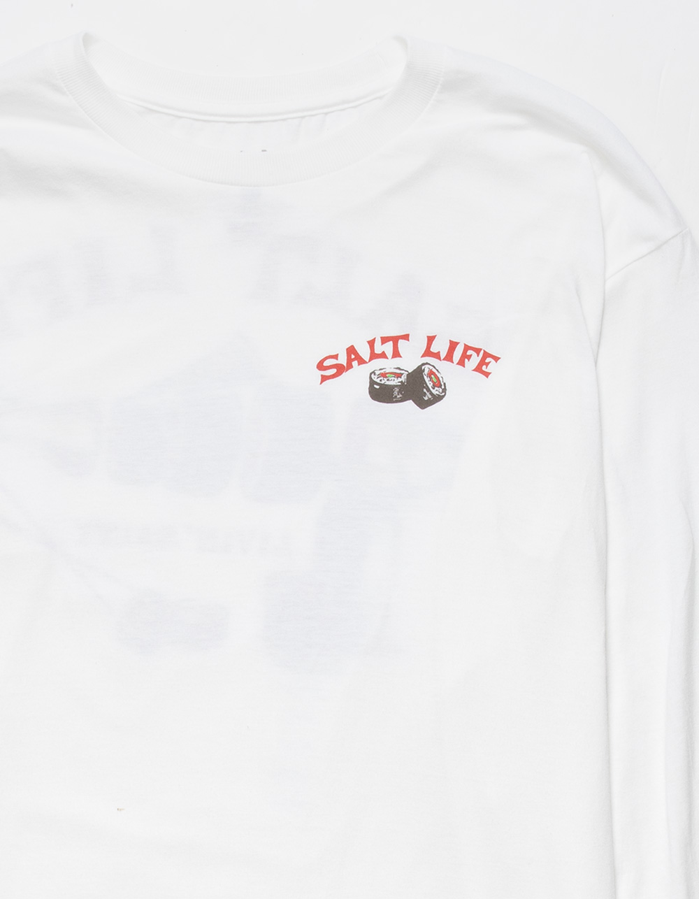 SALT LIFE Salt & Sushi Mens Long Sleeve Tee - WHITE | Tillys