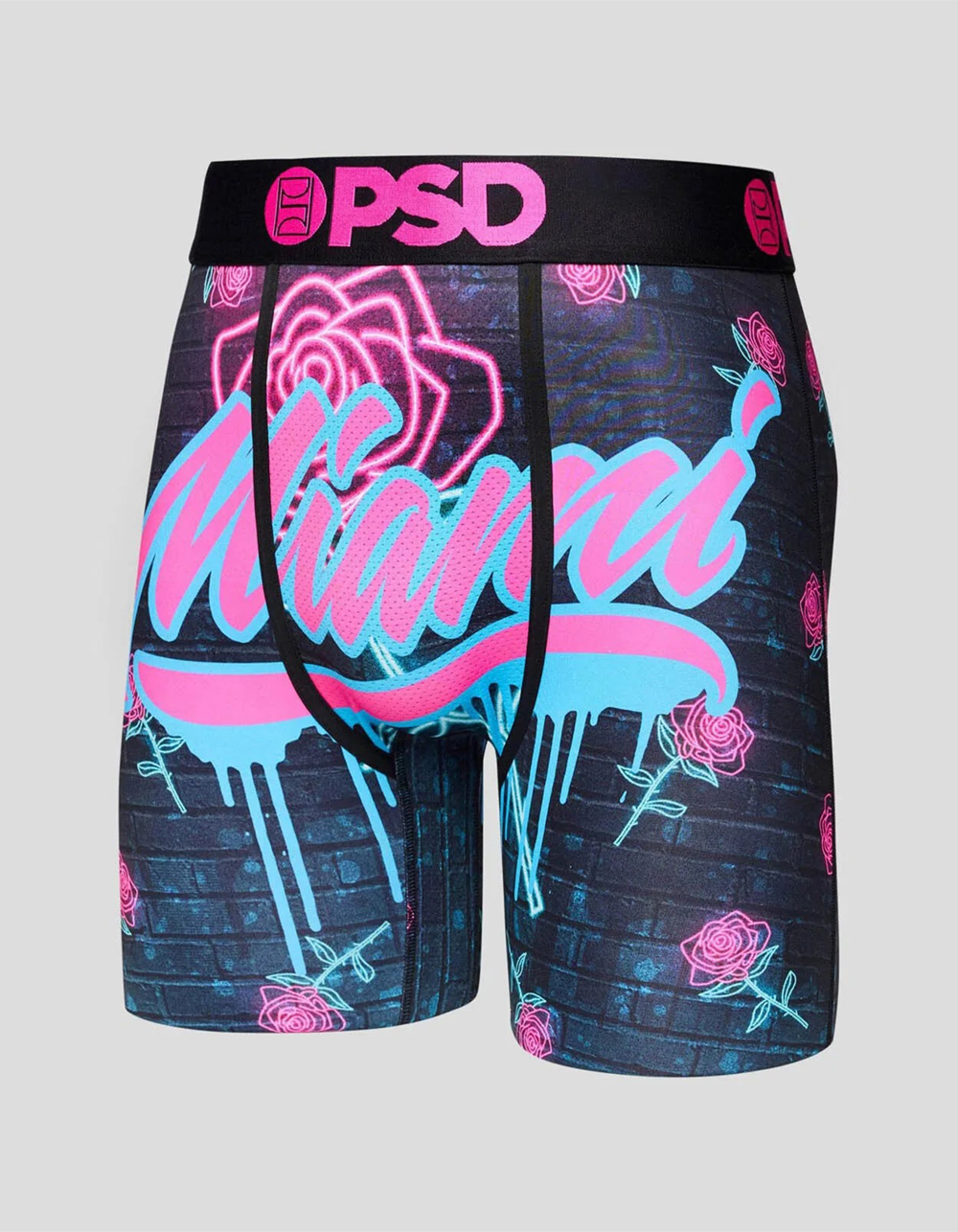 PSD Underwear Men's Miami Diamonds Boxer Brief Large L Pink