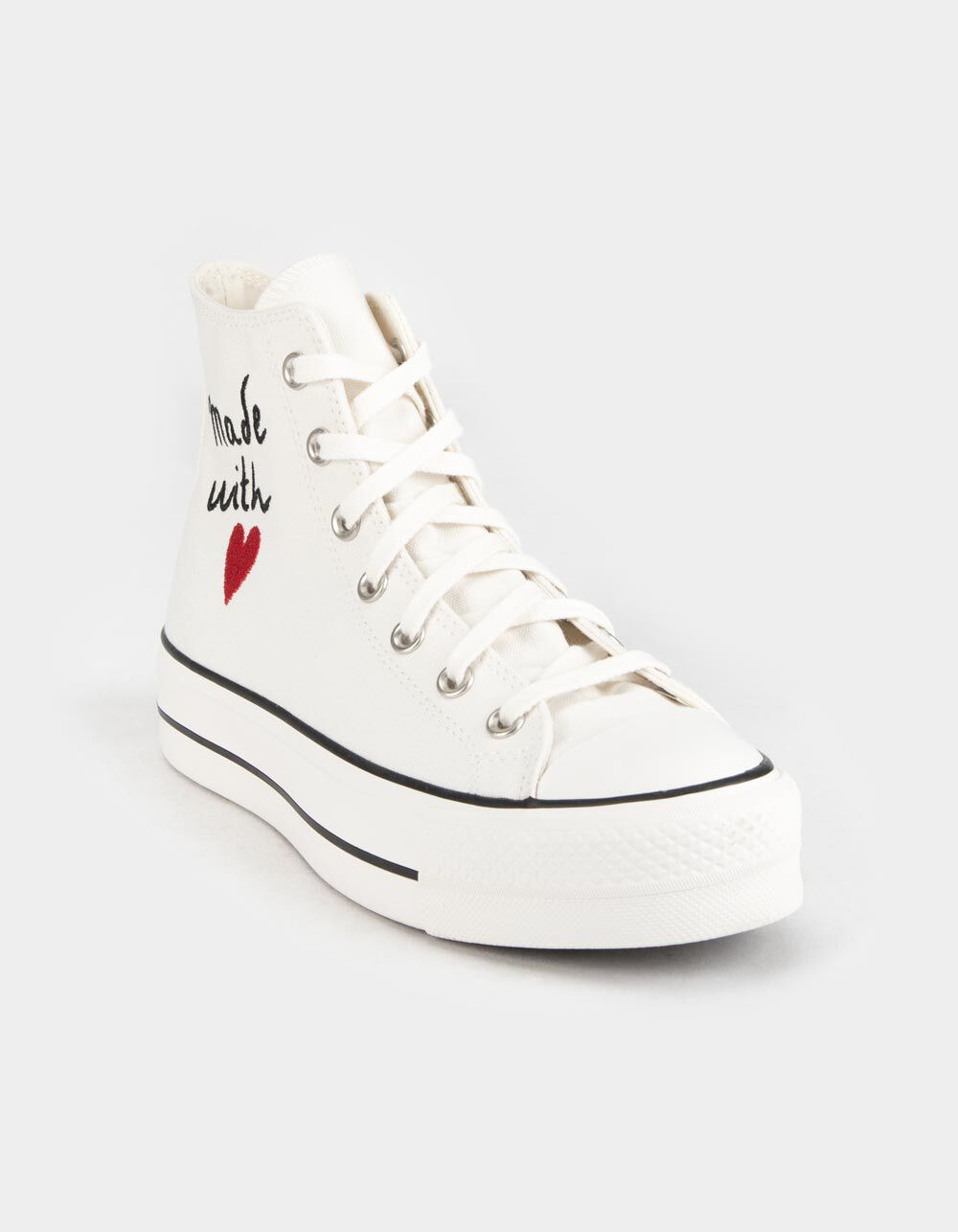 CONVERSE Chuck Taylor All Star Made With Love Womens Platform Shoes ...