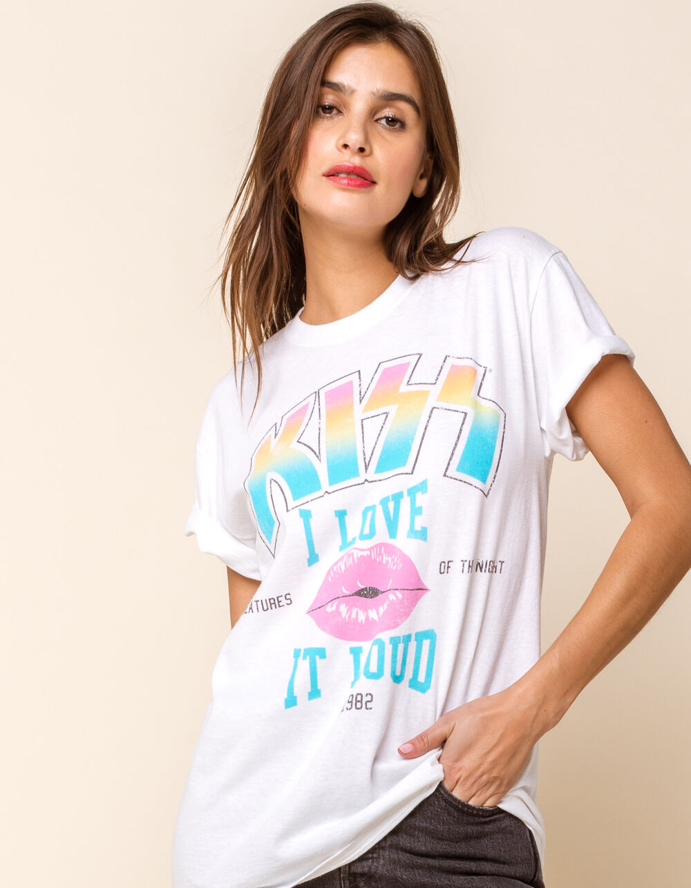 DAY KISS Womens Tee - WHITE | Tillys