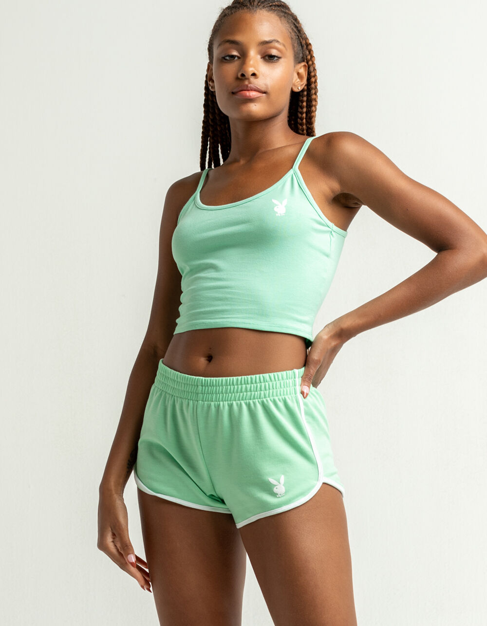 Runner Island Royal Blue Retro Dolphin Shorts and Cropped Cami Set – Runner  Island®