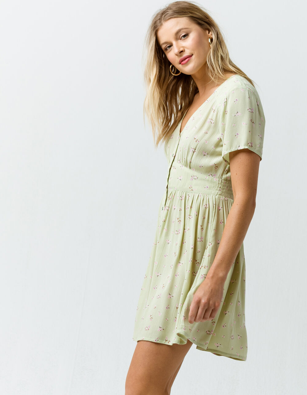 BILLABONG Twirl Around Dress - LIGHT GREEN | Tillys