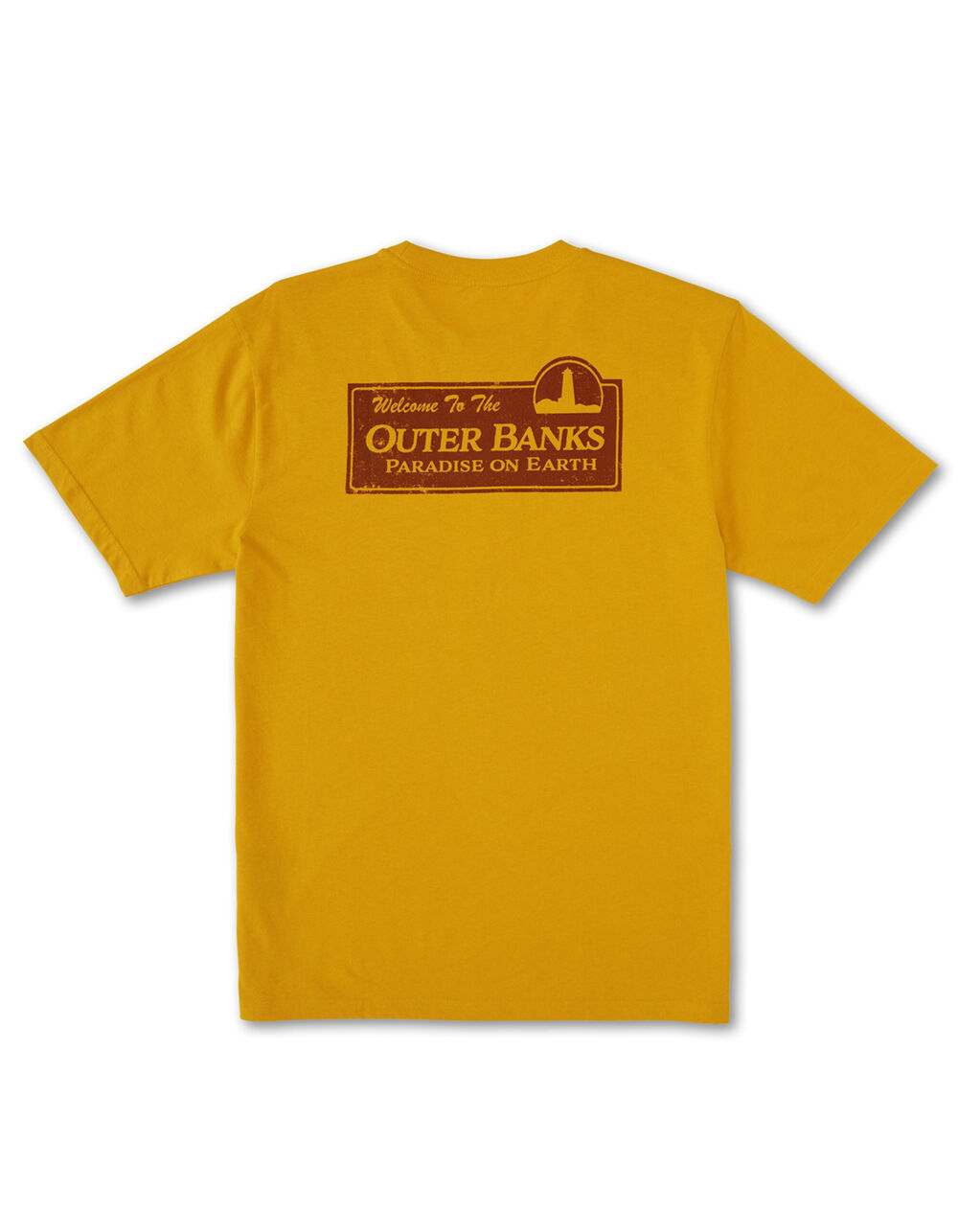 VOLCOM x Outer Banks Pope Compass Mens T-Shirt - ANTIQUE GOLD | Tillys