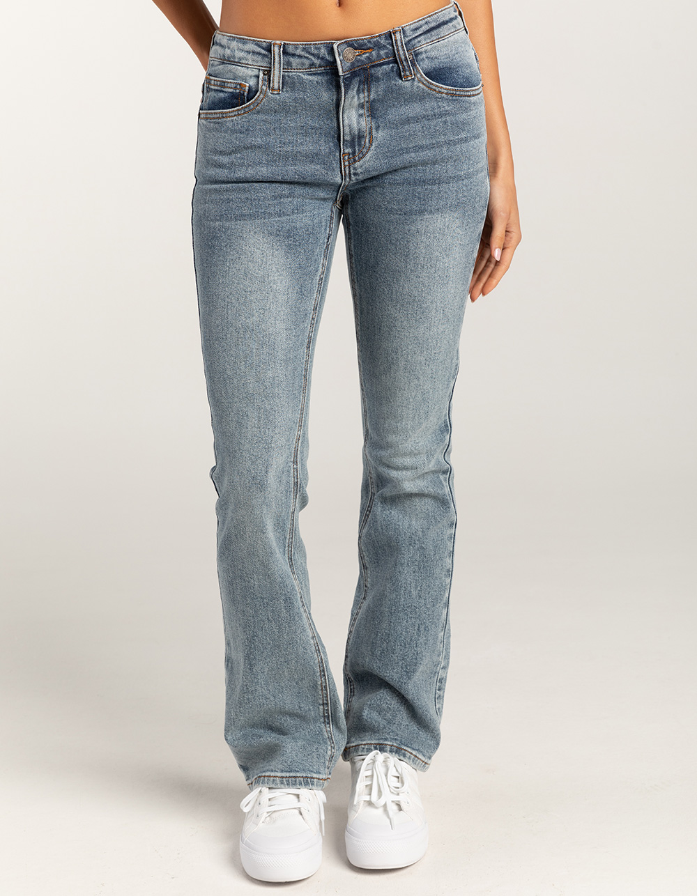 GUESS Originals Mid-Rise Bootcut Jeans