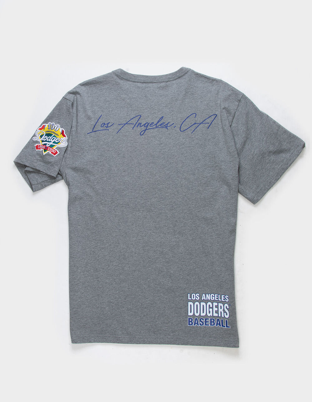 Dodgers Color Blocked SS Tee - Mens