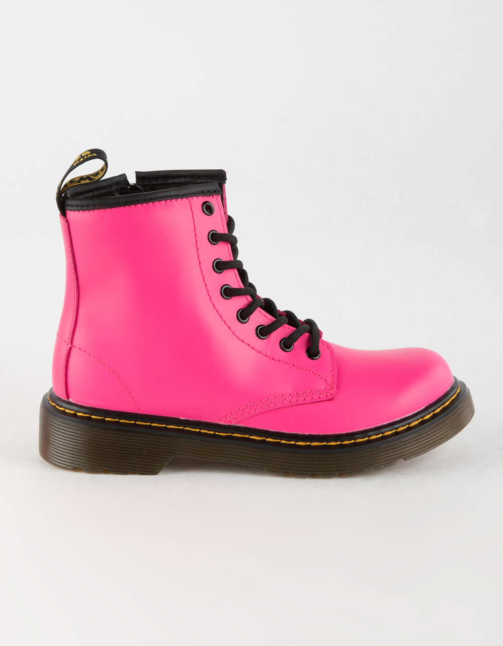 Liever mager Hiel DR. MARTENS 1460 Smooth Leather Kids Boots - HOT PINK | Tillys