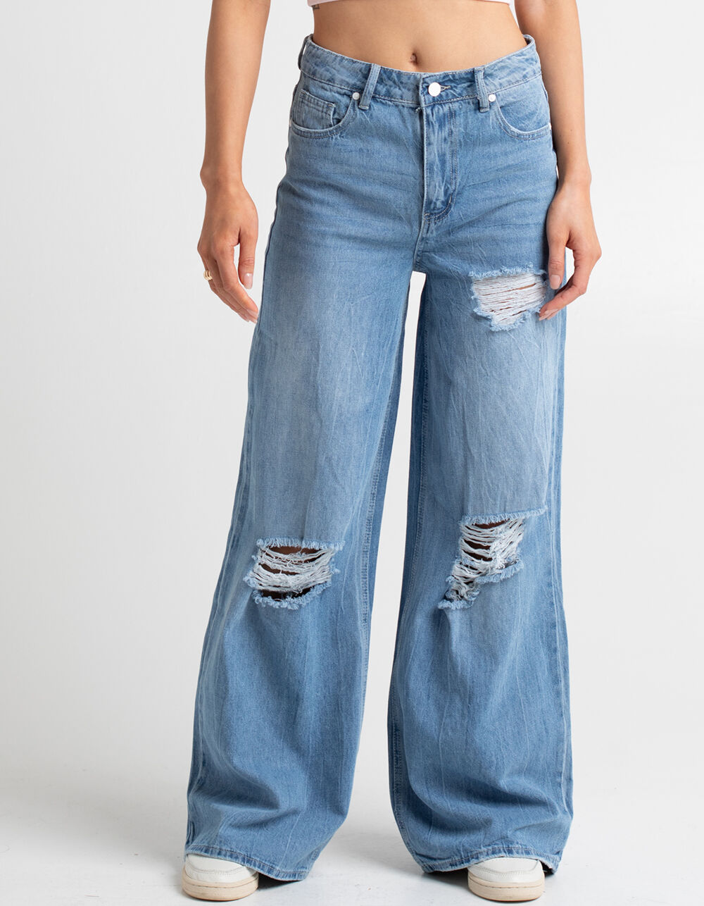 FAMOUS Ultra High Rise Womens Jeans - MEDIUM WASH Tillys