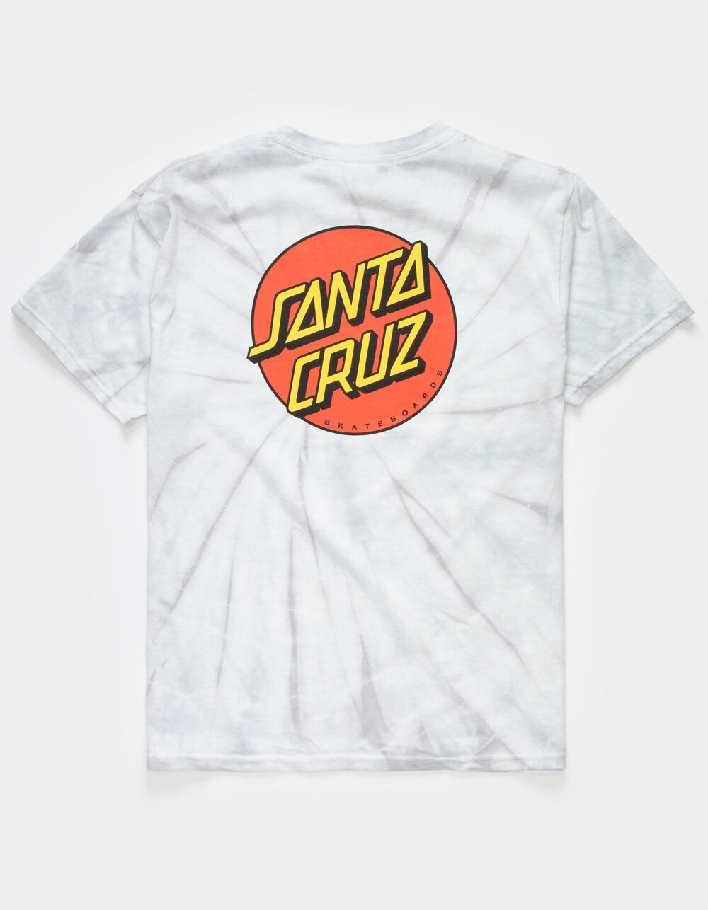 SANTA CRUZ Classic Dot Tie Dye Boys Light Gray T-Shirt - LIGHT GRAY ...