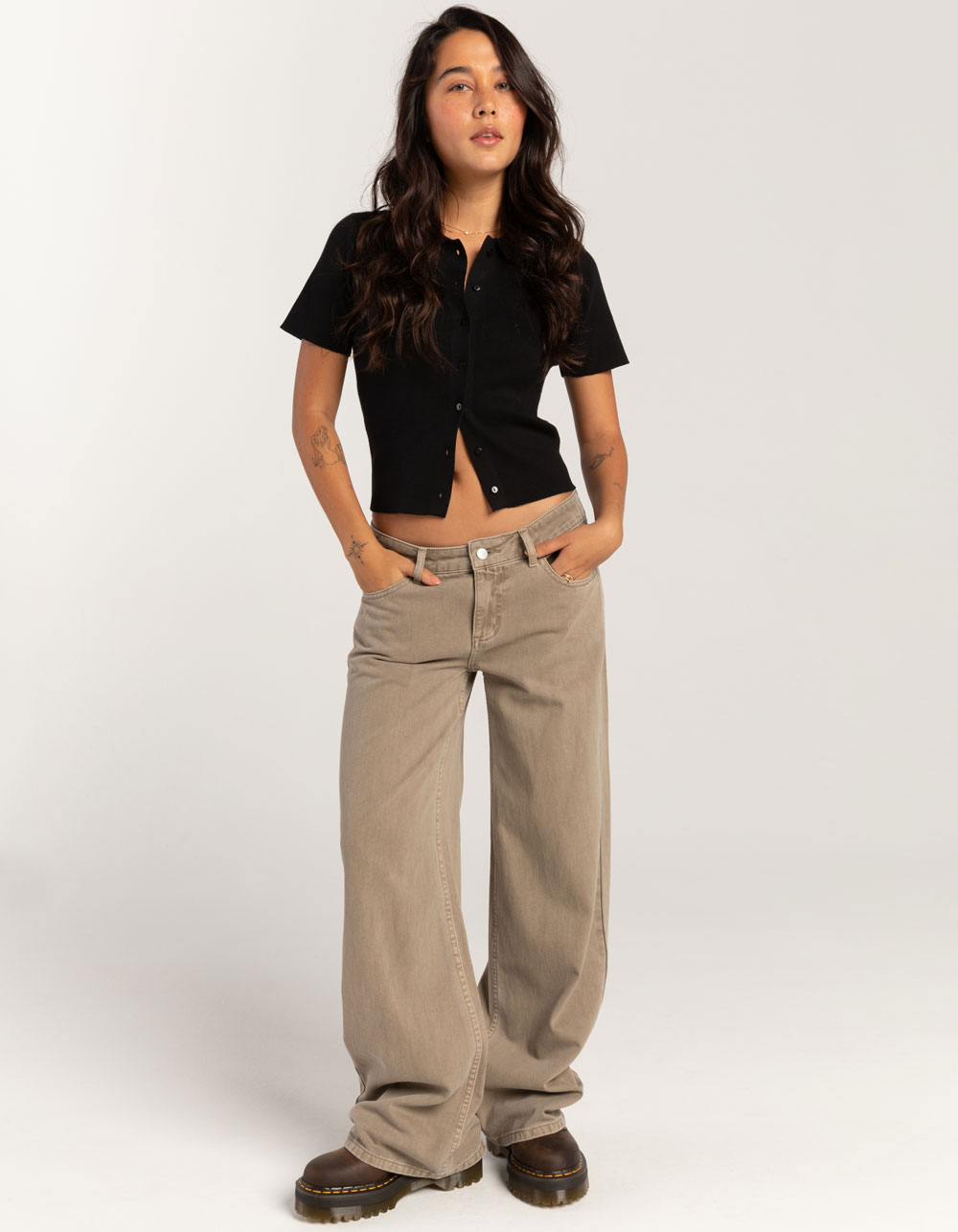 NEW RSQ Jeans Tan Brown Manhattan High Rise Size 7/28