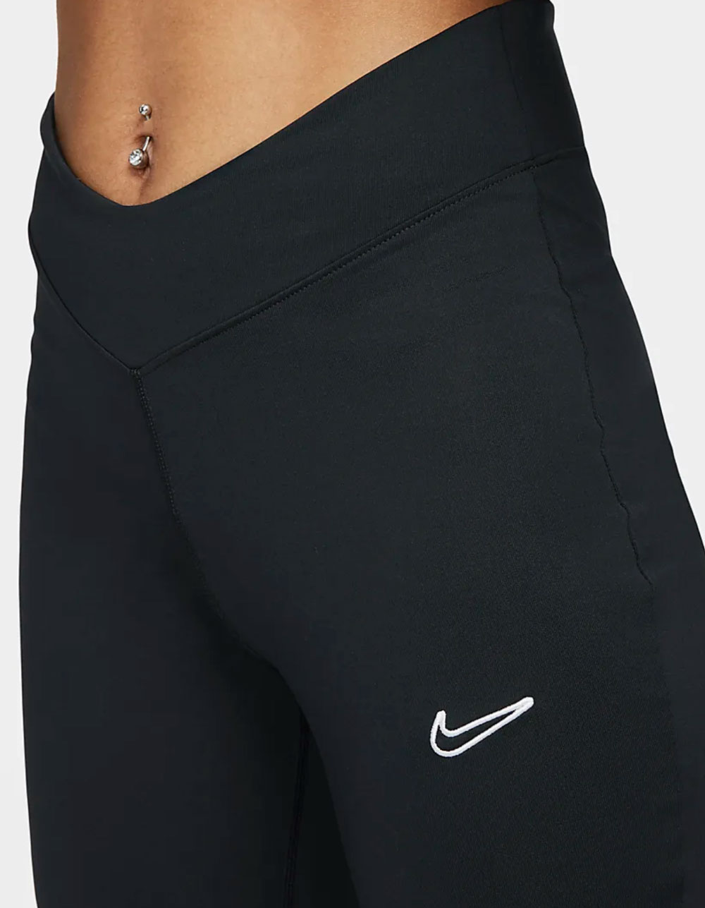 Nike Women's Sportswear Essential High-Rise Just-Do-It Leggings -  Black/Salmon - Hibbett