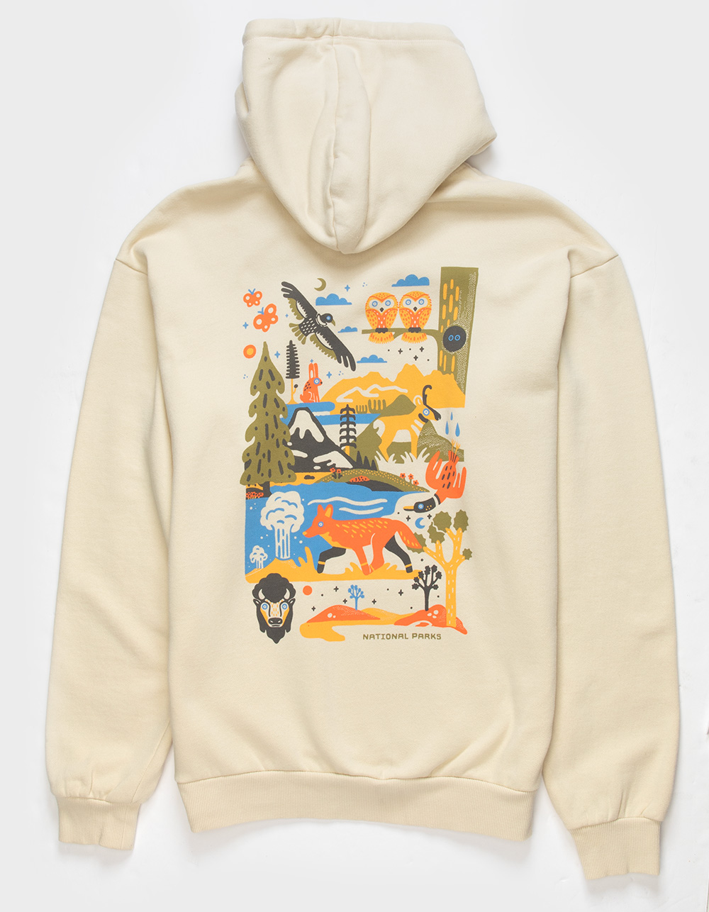 PARKS PROJECT Founded Mens Fleece Hoodie - NATURAL | Tillys