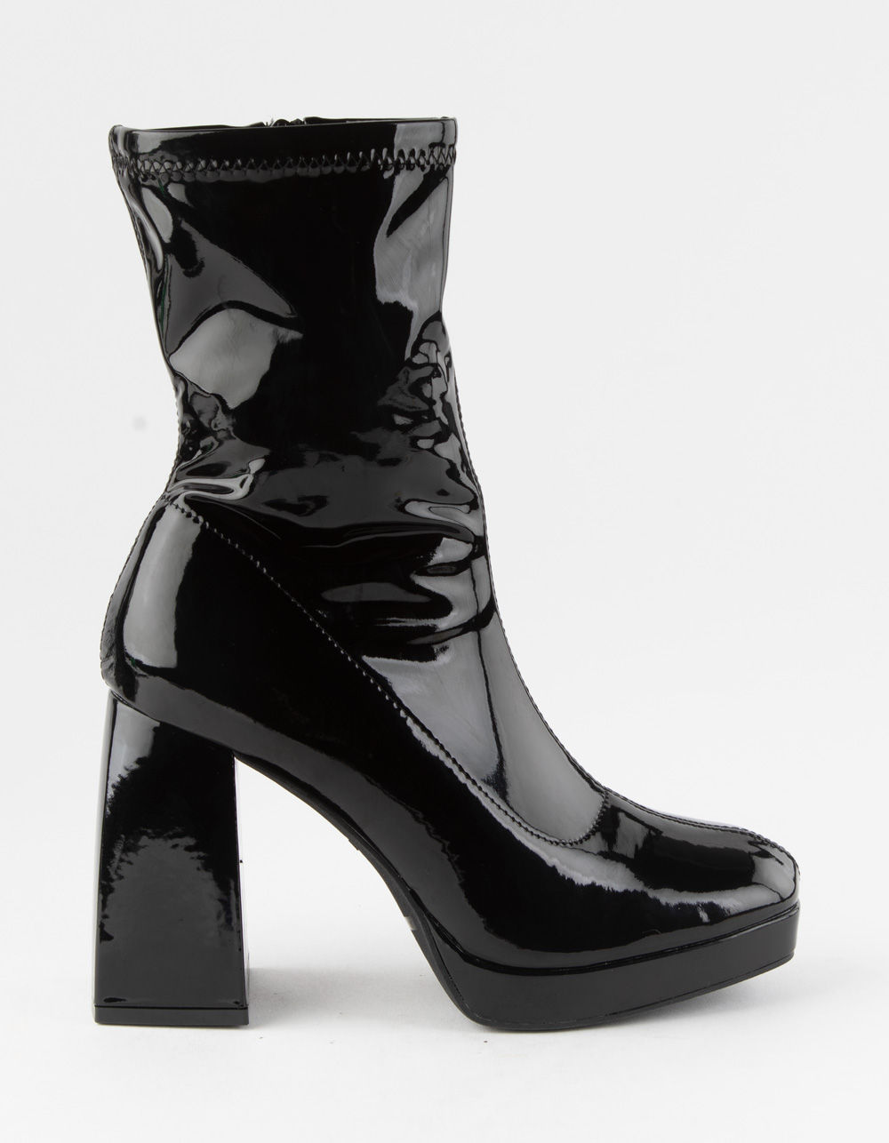 BAMBOO Gradient Womens Platform Stretch Boots - BLACK | Tillys