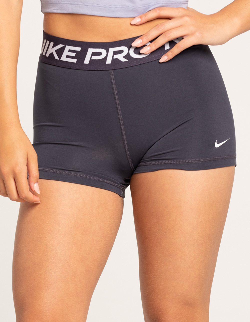 NIKE Pro Womens Compression Shorts - STORM BLUE