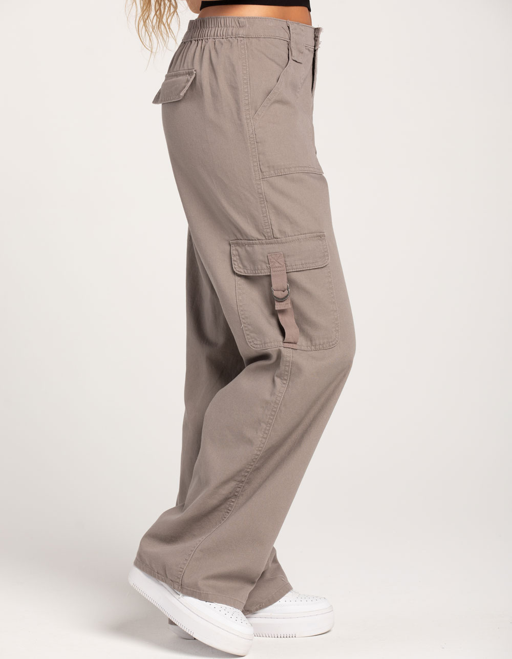 RSQ Womens Low Rise Cargo Pants - DK GREEN, Tillys