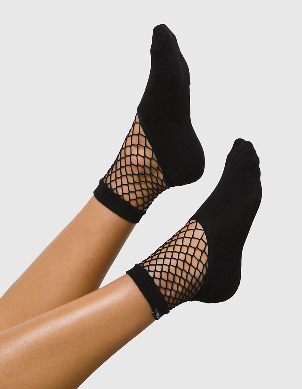 Fishnet Socks, Black Medium Mesh Fishnet Socks