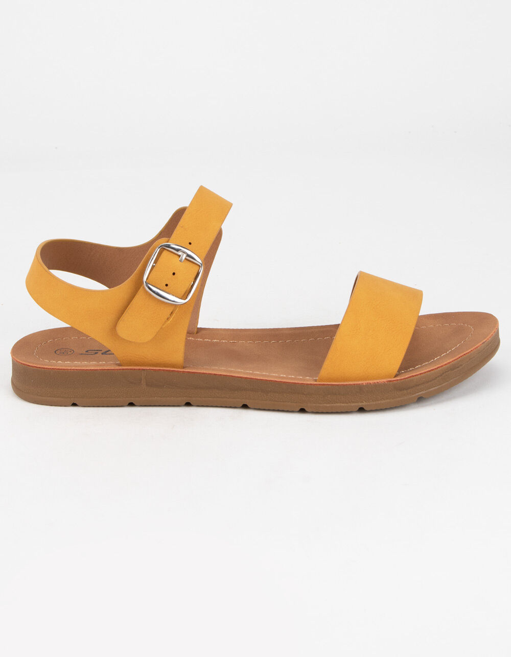 SODA Comfort Ankle Womens Mustard Sandals - MUSTARD | Tillys