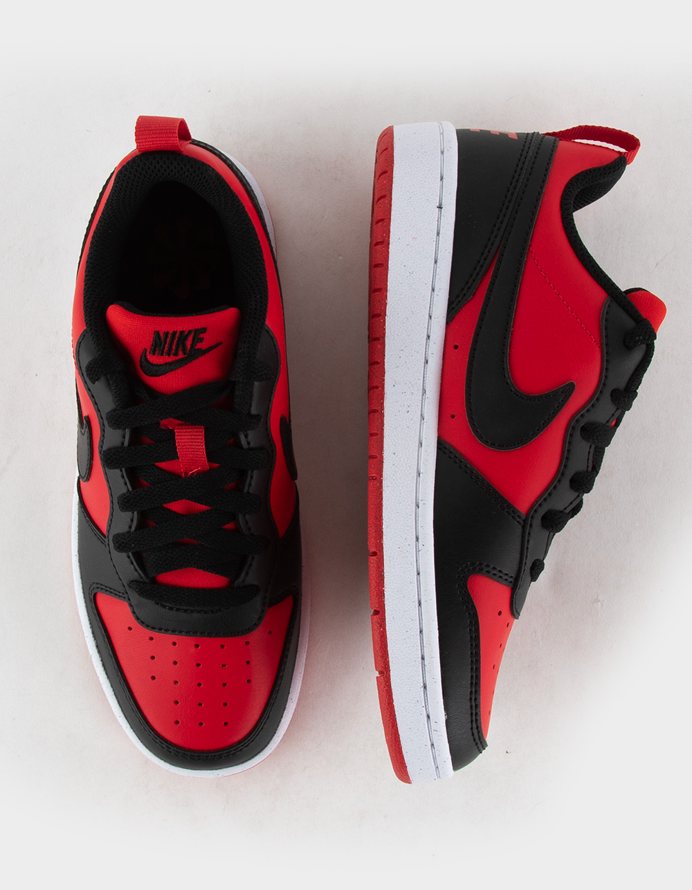 NIKE Court Borough | Recraft Tillys RED/BLK Low Kids - Shoes