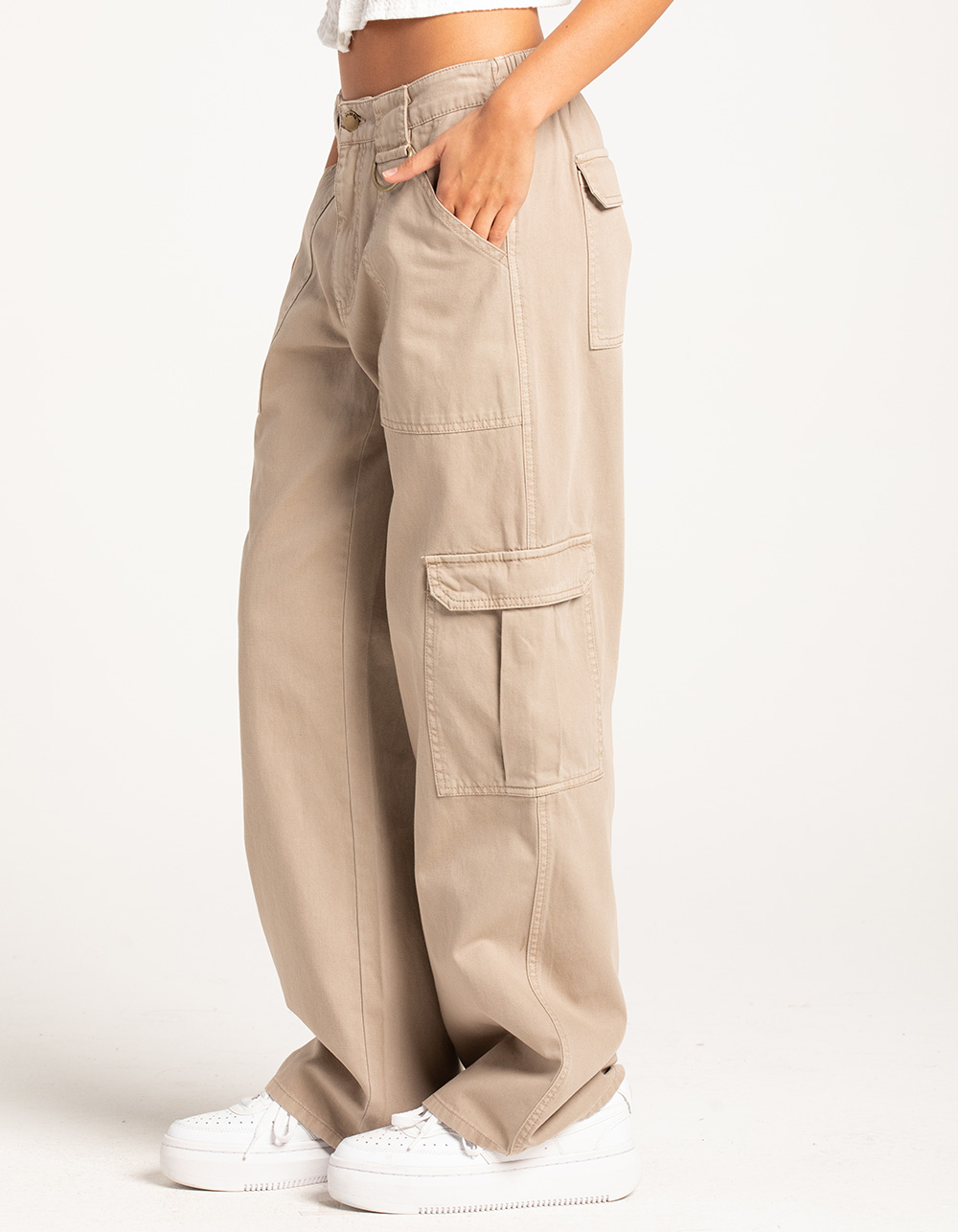 Buy STRAIGHT LOOSE COTTON CARGO PANTS for Women Online in India