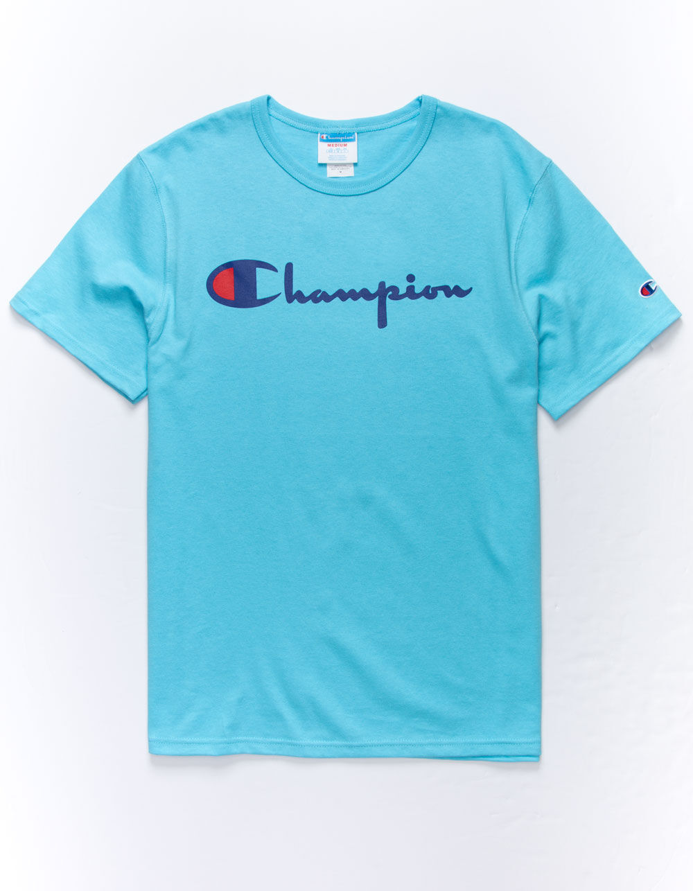 CHAMPION Script Blue - BLUE LIGHT T-Shirt Mens | Tillys Light
