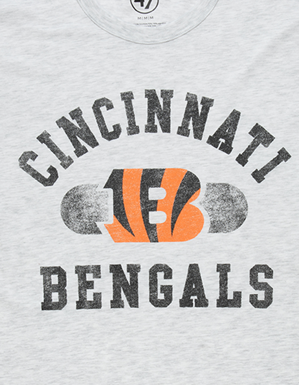 47 Brand Cincinnati Bengals Tee - Heather Gray - Small