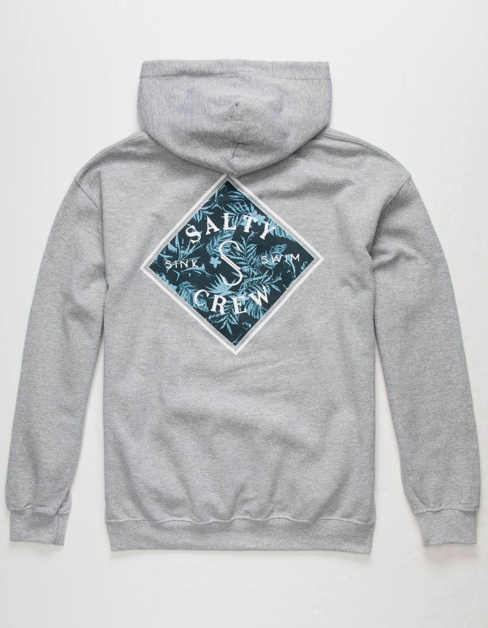 SALTY CREW Shelter Fill Mens Hoodie - HEATHER GRAY | Tillys