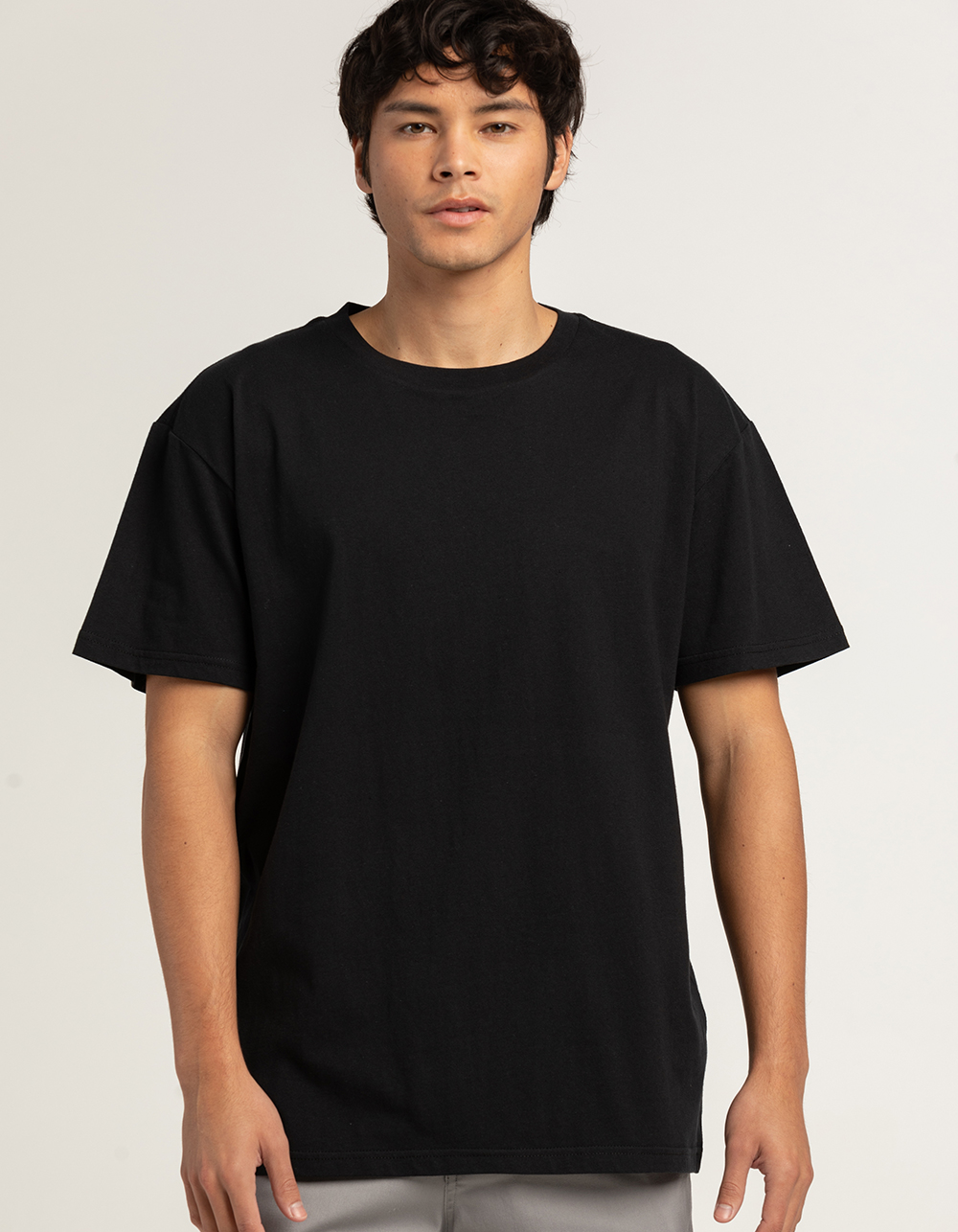 RSQ Mens Oversized Solid Tee - BLACK | Tillys
