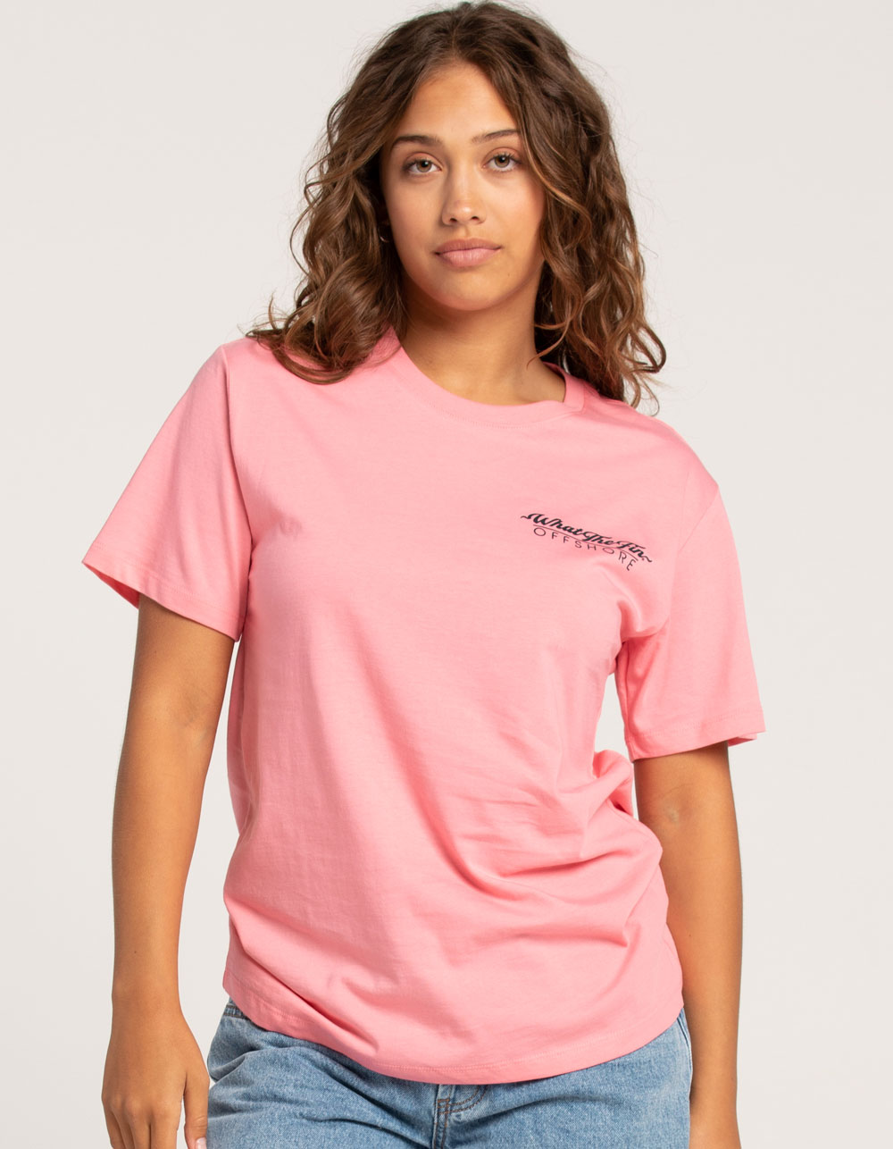Offshore T-shirt Oversized in Pink