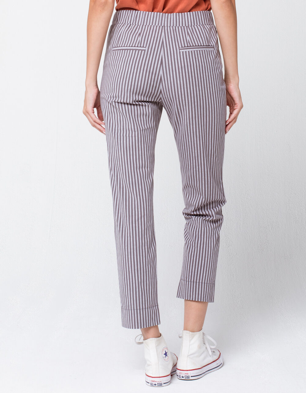 SKY AND SPARROW Stripe Womens Pants - GRAY | Tillys