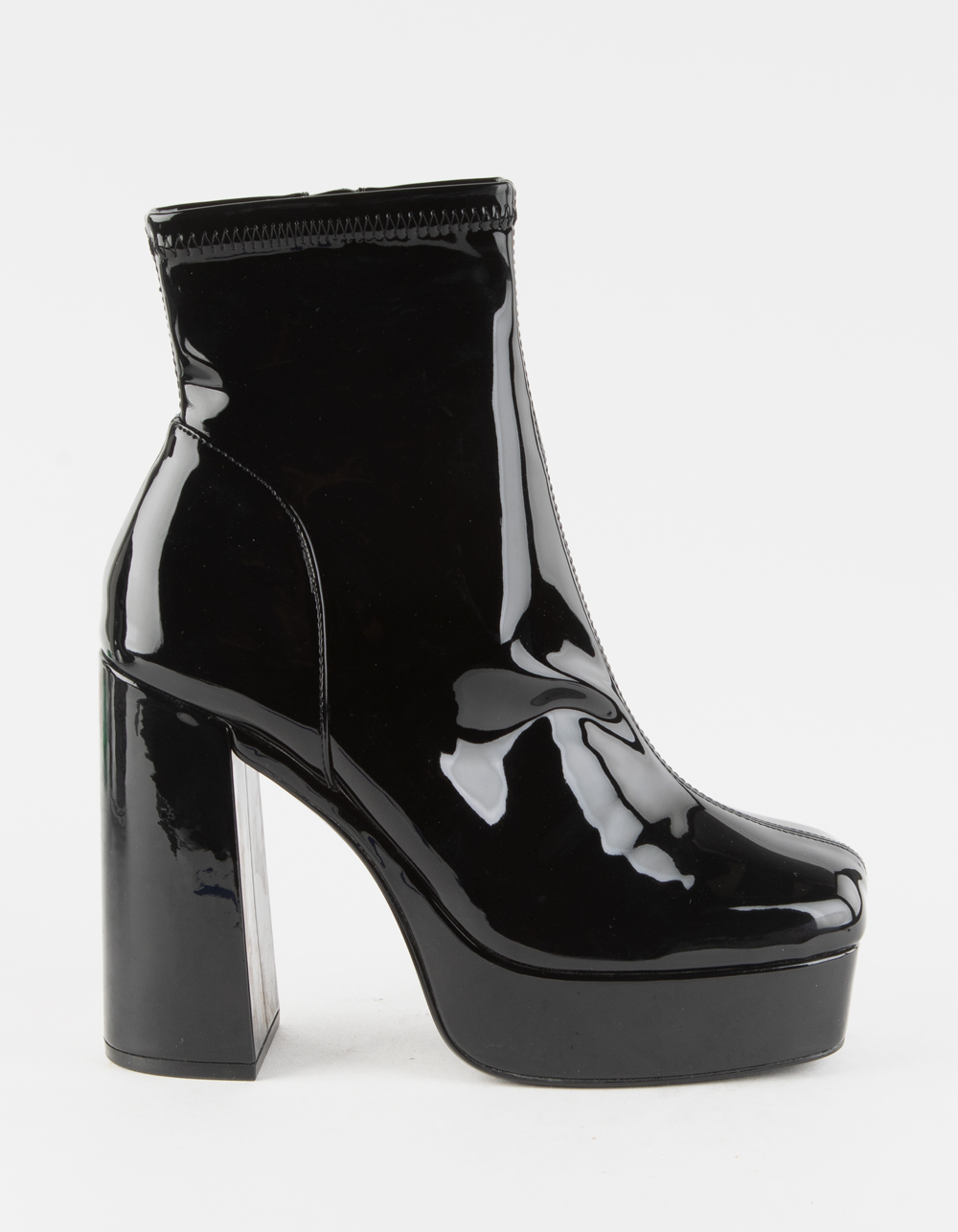 STEVE MADDEN Bianca Patent Platform Womens Boots - BLACK | Tillys