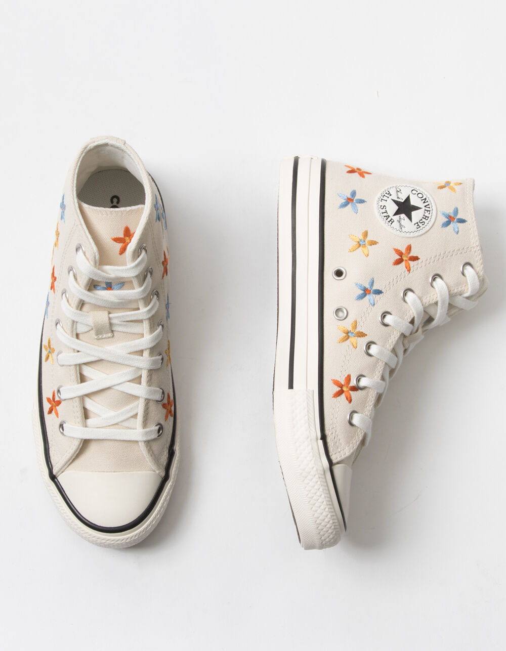 Humilde Pebish Oso polar CONVERSE Spring Flowers Chuck Taylor All Star Girls Shoes - NATURAL | Tillys