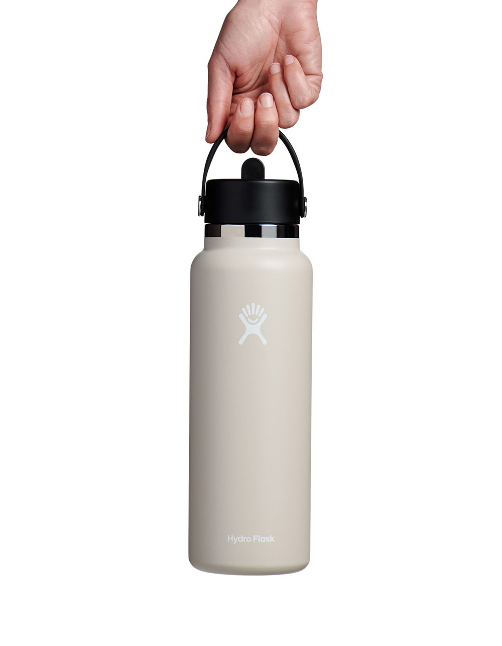 40 Oz Wide Mouth Water Bottle With Straw Lid