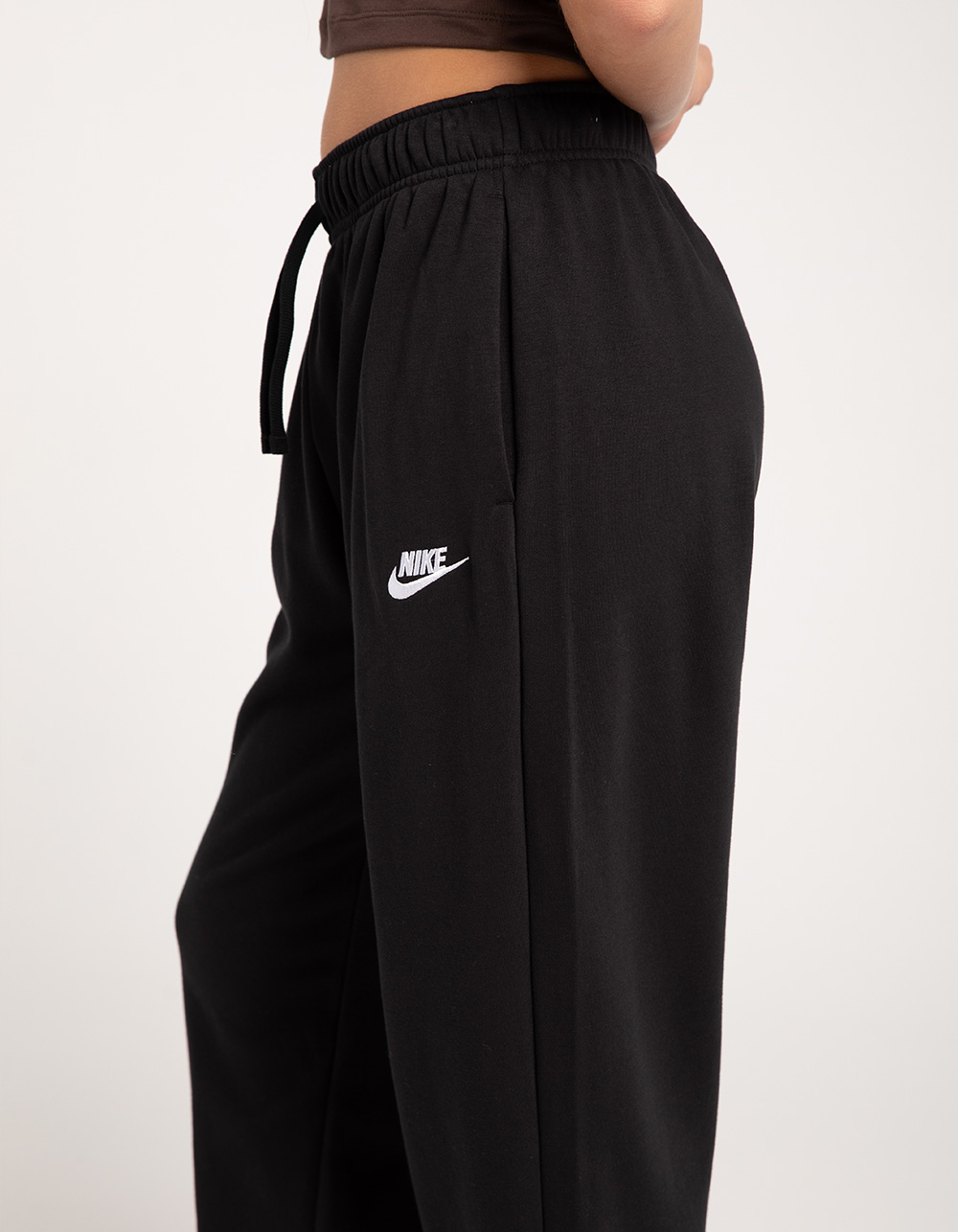MTV Womens Joggers Sweat Pants Size XS Black Stretch Waist Logo Draw String