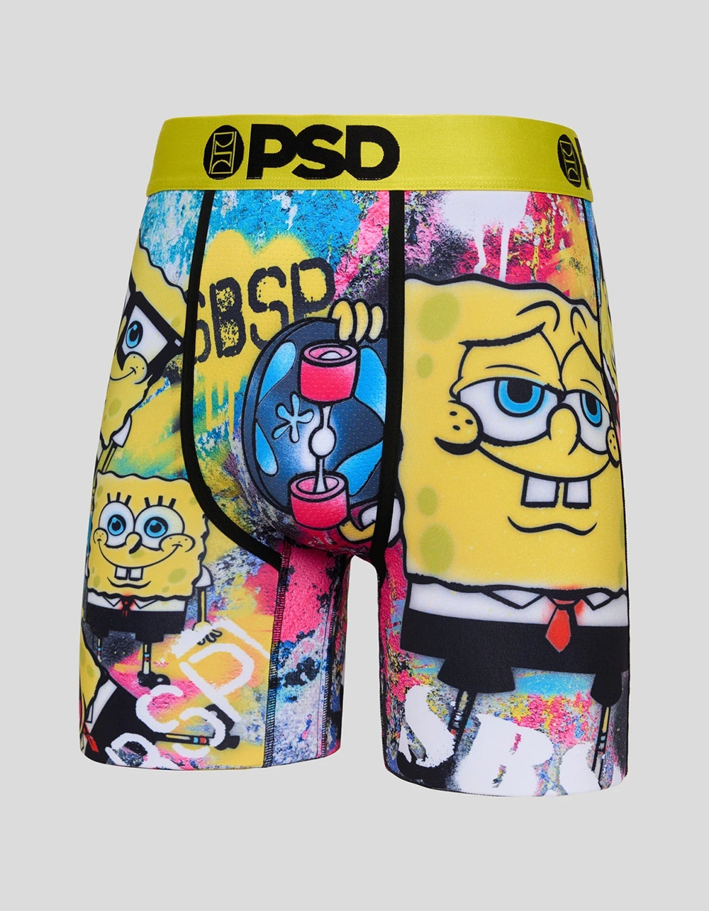 PSD SpongeBob SquarePants Stretch Boxer Briefs - Men's Boxers in Multi