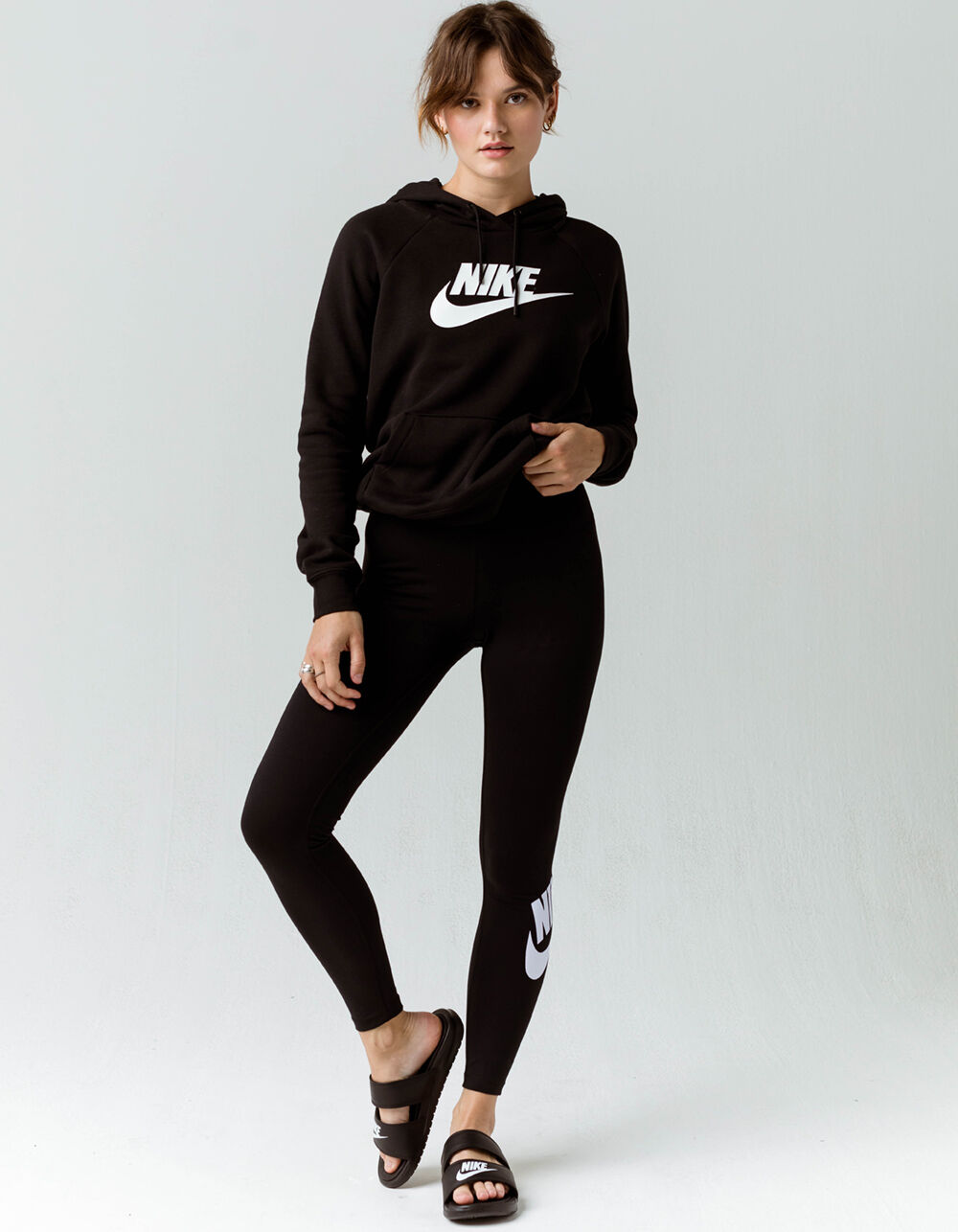 Nike Sportswear Essential Women's Long Tights Gray