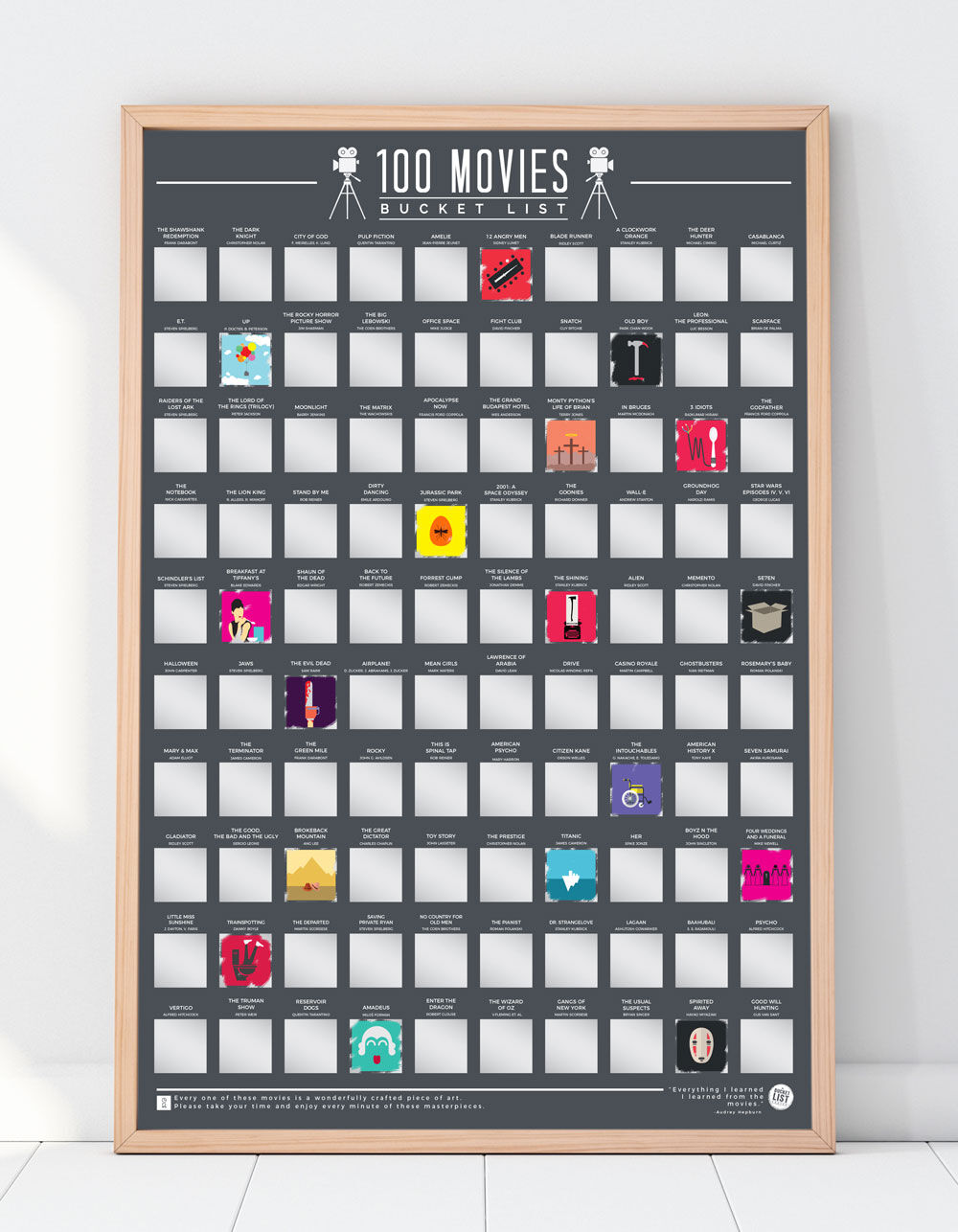100 Movies Bucket List Poster - MULTI - GR630016