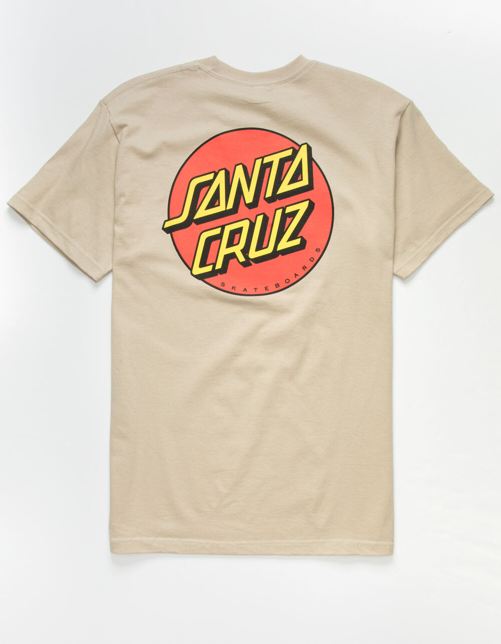 SANTA CRUZ Classic Dot Mens T-Shirt - SAND | Tillys