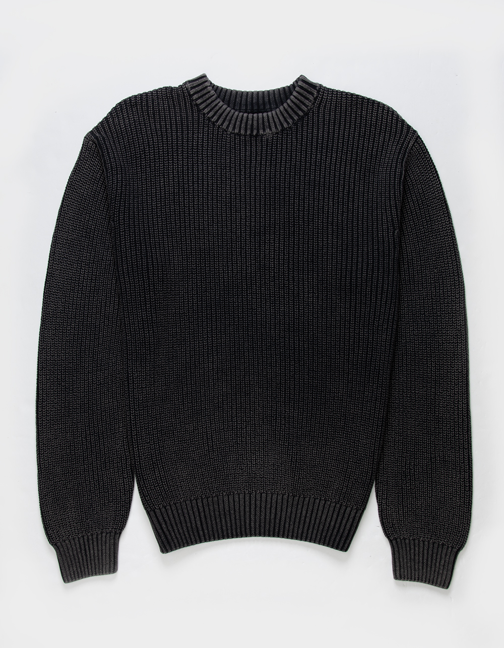 RSQ Mens Washed Sweater - BLACK | Tillys