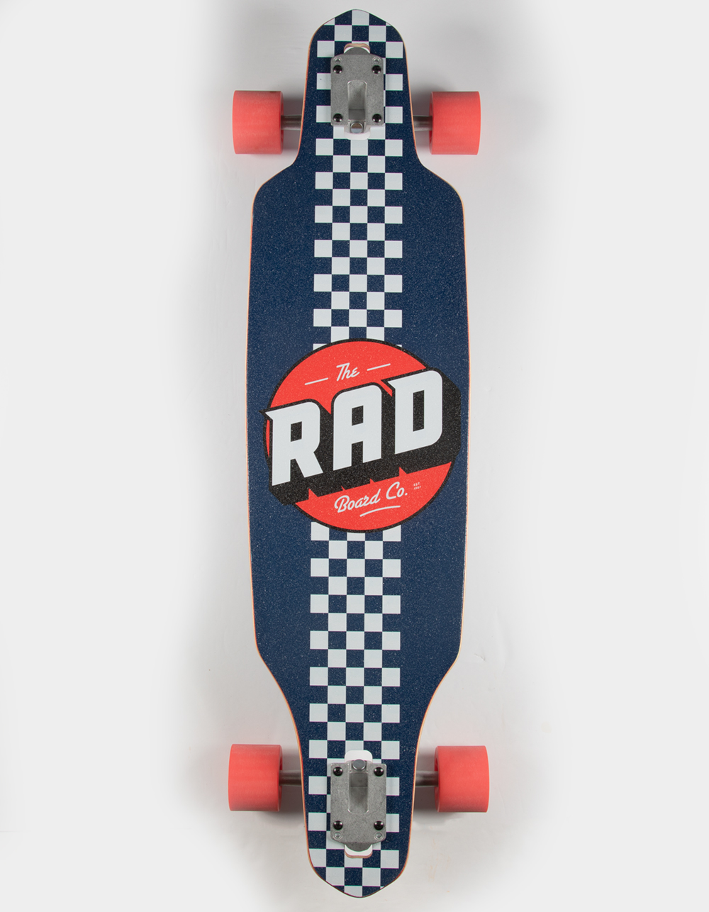 RAD BOARD CO. Drop Through 9.0" Cruiser Skateboard NAVY/WHITE Tillys