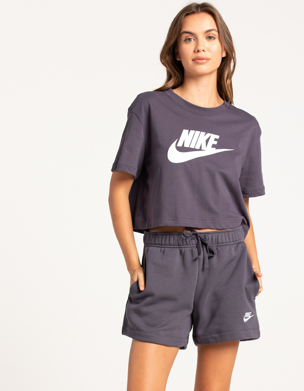 voorzichtig bijkeuken Thespian NIKE Sportswear Club Womens Fleece Shorts - STORM BLUE | Tillys