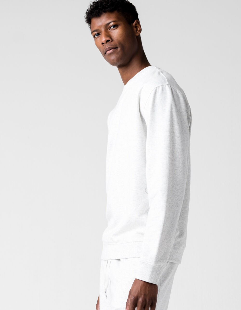 RSQ Solid Mens White Crew Sweatshirt - WHITE | Tillys