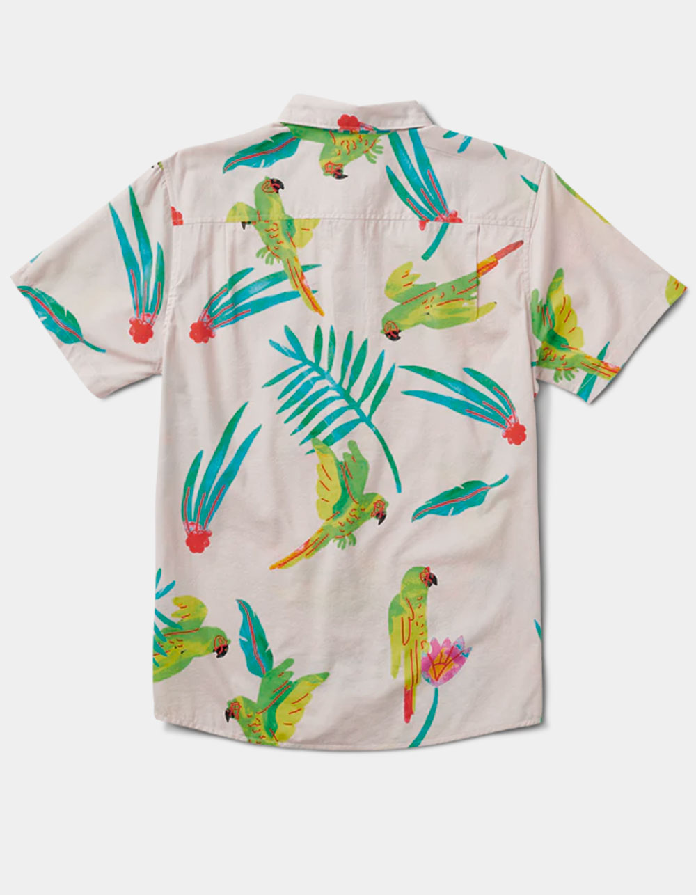 ROARK Macaw Journey Mens Button Up Shirt - LIGHT PINK | Tillys