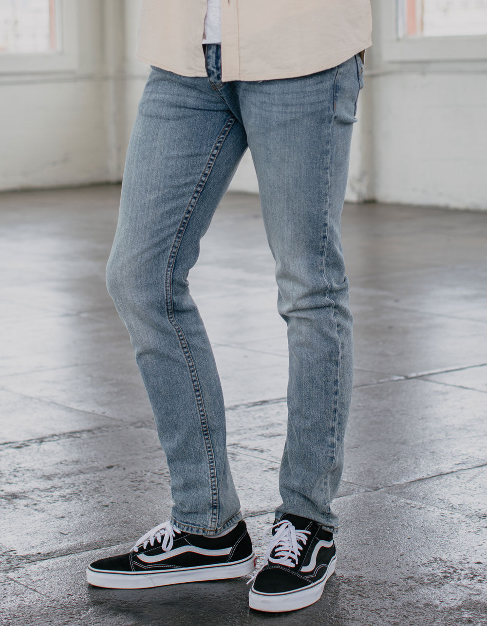 RSQ London Skinny Medium Indigo Mens Jeans - MEDIUM INDIGO | Tillys