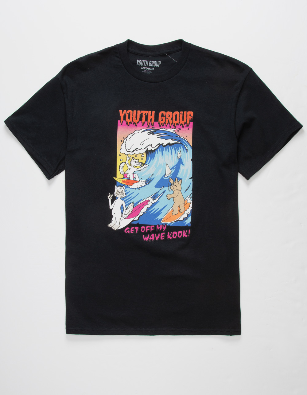 YOUTH GROUP Party Wave Mens Tee - BLACK | Tillys