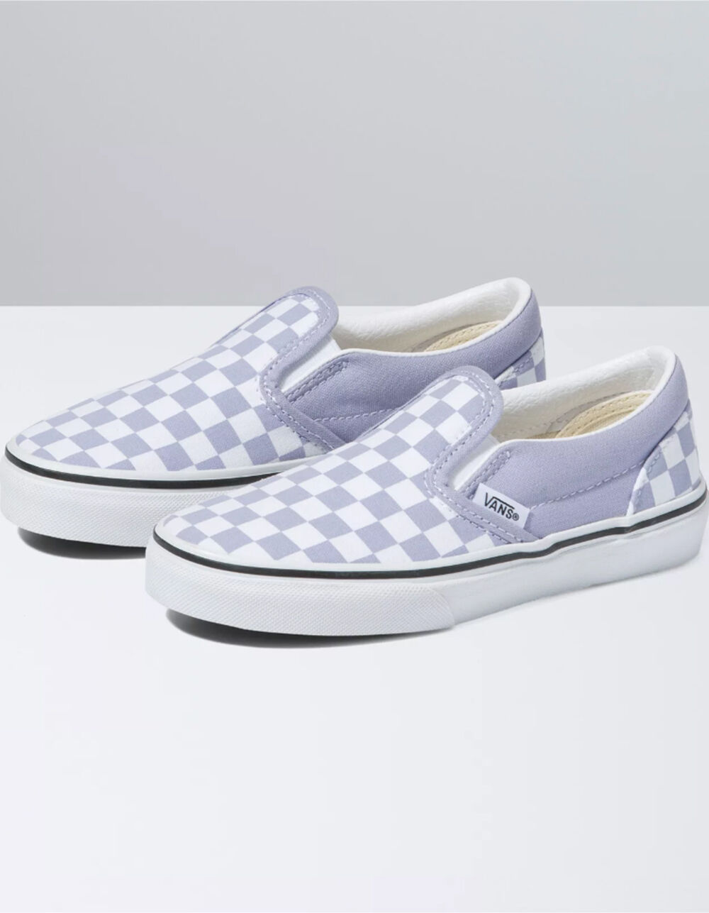 VANS Checkerboard Girls Classic Slip-on Shoes - LILAC | Tillys