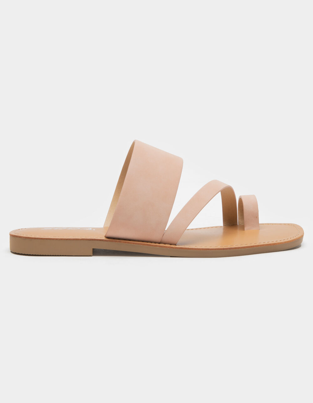SODA Strappy Toe Womens Mauve Slide Sandals - MAUVE | Tillys