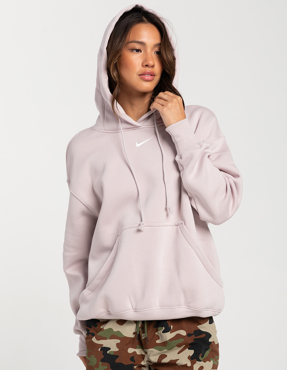 NIKE Sportswear Phoenix Fleece Womens Oversized Hoodie - FIG | Tillys