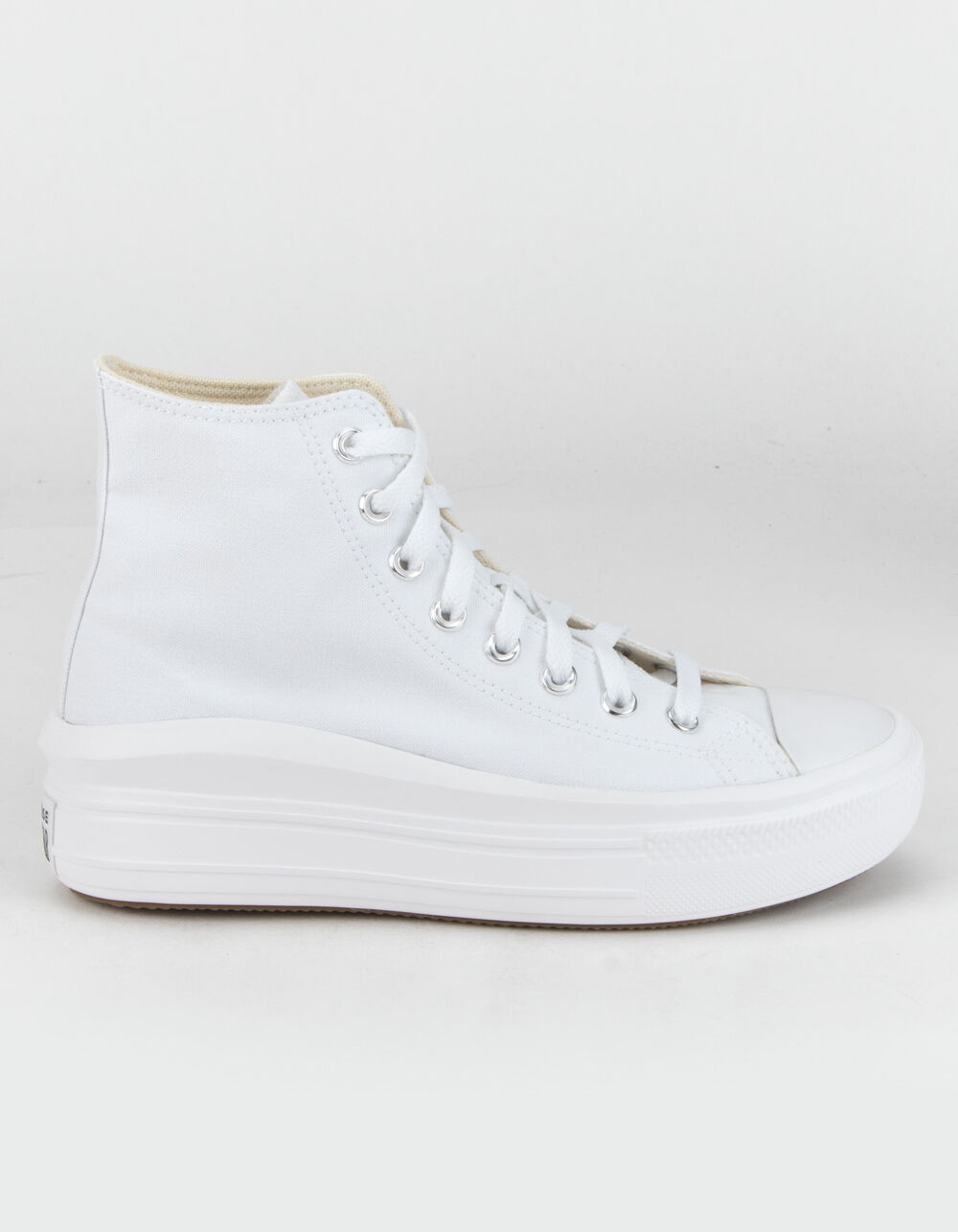 CONVERSE Chuck All Star Move Womens White Platform Top Shoes - WHITE | Tillys