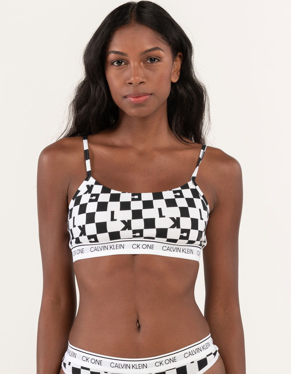 Calvin Klein Underwear Womens CK One Unlined Bralette X-Small Pale