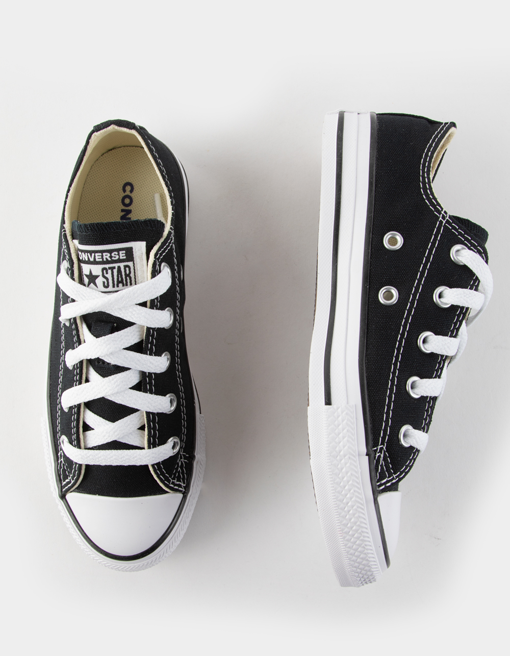CONVERSE Chuck Taylor All Star Kids Low Top Shoes - BLK/WHT | Tillys